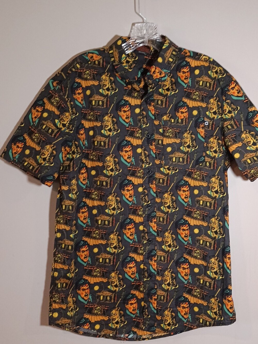 Creepy Co. Rare, discontinued Evil Dead button up Shirt Men's Size M